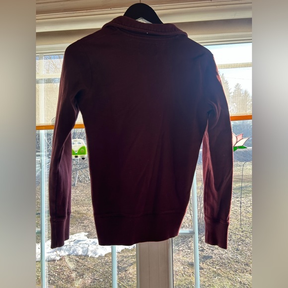Roots Size XXS Maroon Crew Neck Sweater - Picture 3 of 3